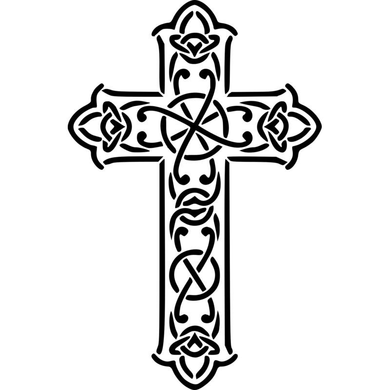 Celtic Cross Black Thumbnail