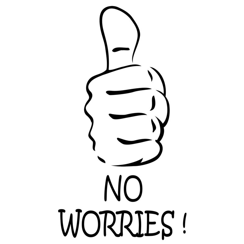 No Worries black Thumbnail