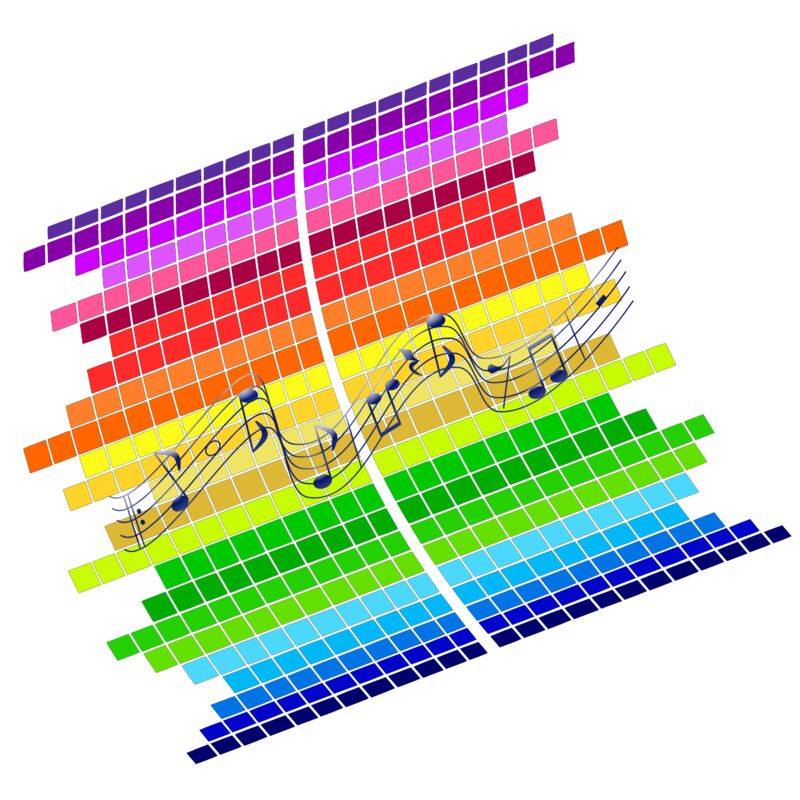 Coloured Beat Bars and Music Thumbnail